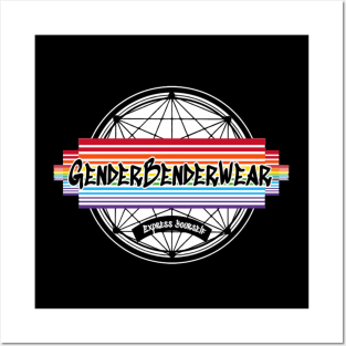 GenderBenderWear (Black) - "Sacred Geometry" Posters and Art